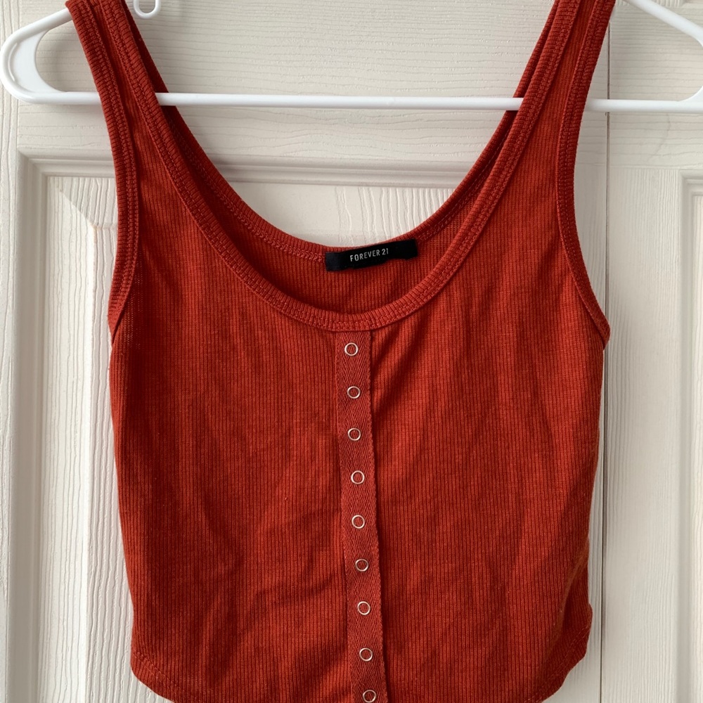 Forever21 Rust Colored Crop Top
